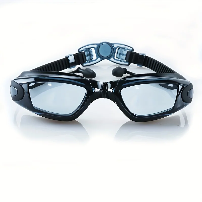 Swimming Goggles Fog and water repellant swimming goggles with adjustable straps and earplugs men women suitable for training play