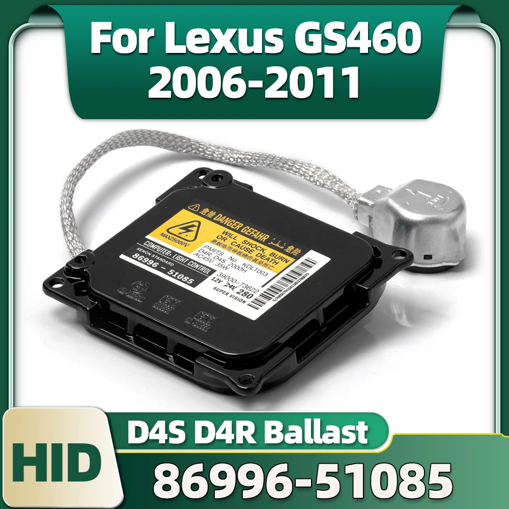 

1Pcs Control Block D4S D4R HID 86996-51085 Xenon Headlight KDLT003 Ballast For Lexus GS460 2006 2007 2008 2009 2010 2011