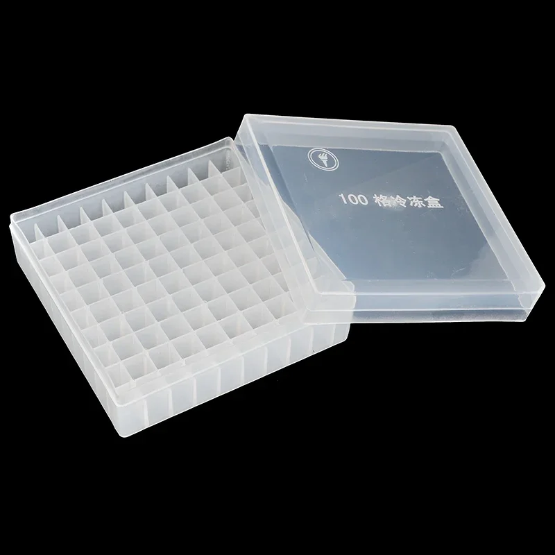 휴대용 100 그리드 미니 에센셜 오일 병 보관함, 향수병 디스플레이 디스플레이 스탠드, 2ml 병, 5*14*14cm 플라스틱 상자 