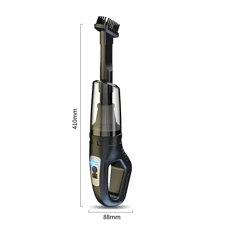 120W Portable Car Vacuum Cleaner USB Charging Handheld Cordless Vacuum Cleaner Powerful Suction for Auto/Home/Office/Pet Hair 6