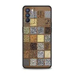 Stylish Tiger Leopard Print Phone Case Cover - Reno12 Pro (A1)