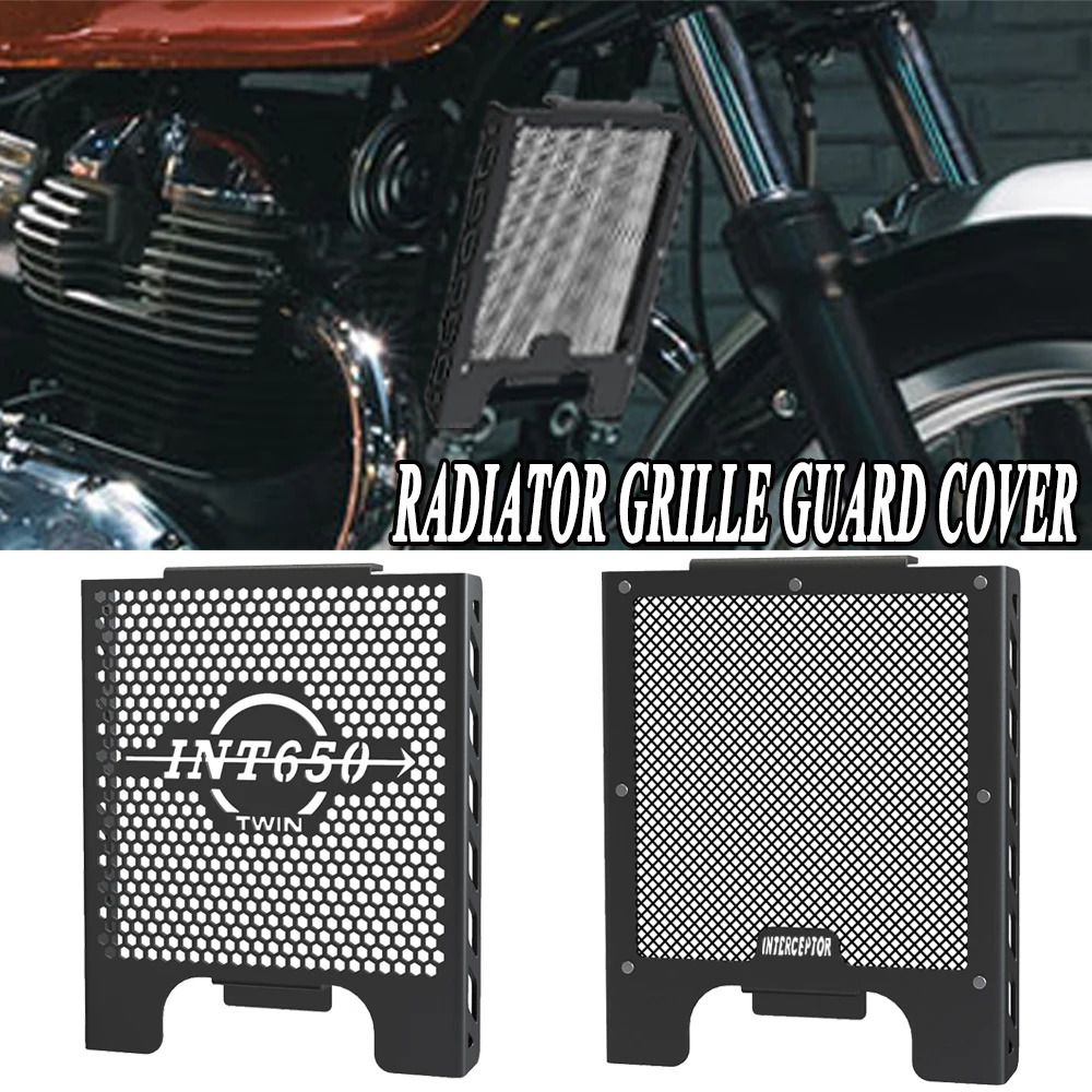 

FOR Royal Enfield Interceptor650 Radiator Guard Grille Protective Guard Cover Interceptor 650 2018-2024 2023 Motorcycle aluminum