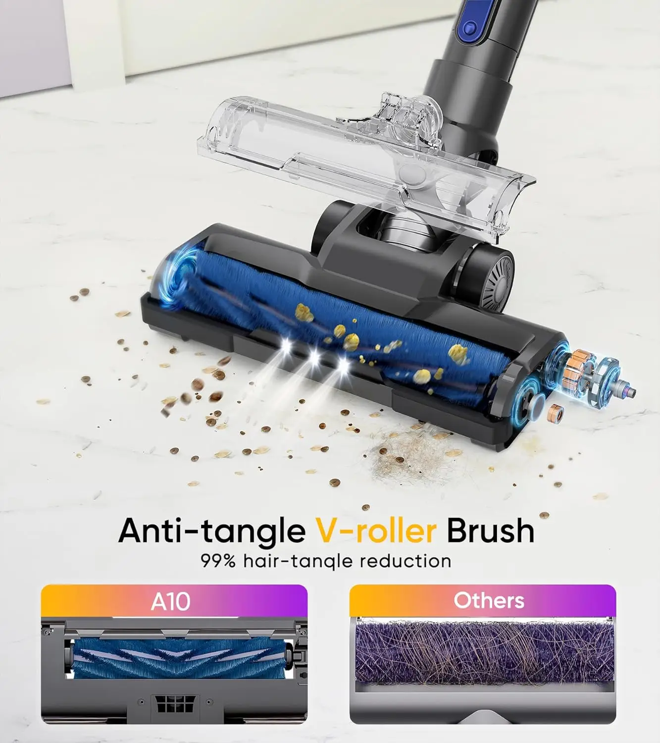 【新品】 EICOBOT コードレス掃除機 A10 Amazon | EICOBOT A10 掃除機 コードレス 20000paパワフル吸引力