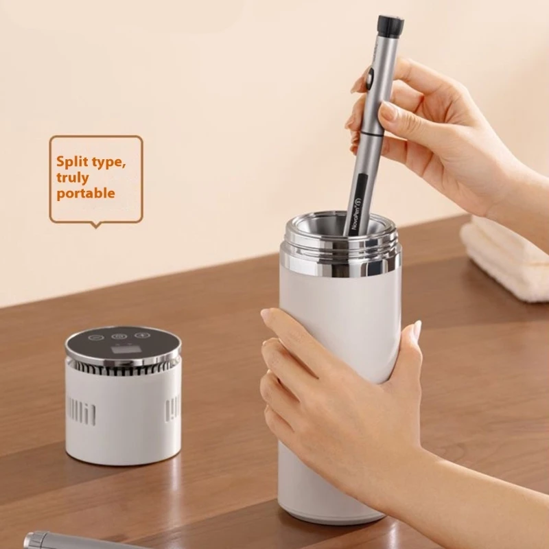 D0UC 충전식 자동차 냉장고 컵 800ml 음료 쿨러 타입 C 충전 냉장 컵
