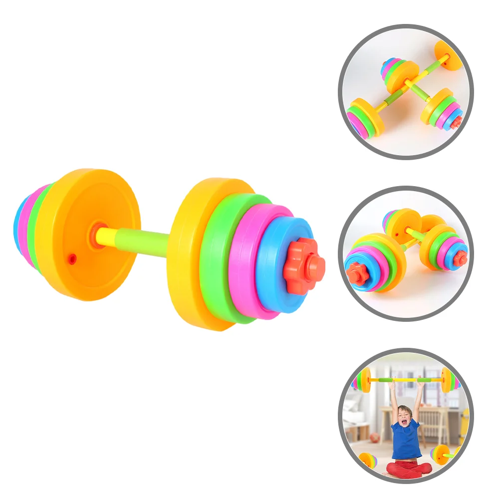 Toy Exercise Dumbbells Kids Training Equipment Adjustable Small Weights Women Gym Plastic Child Gift Children Barbells