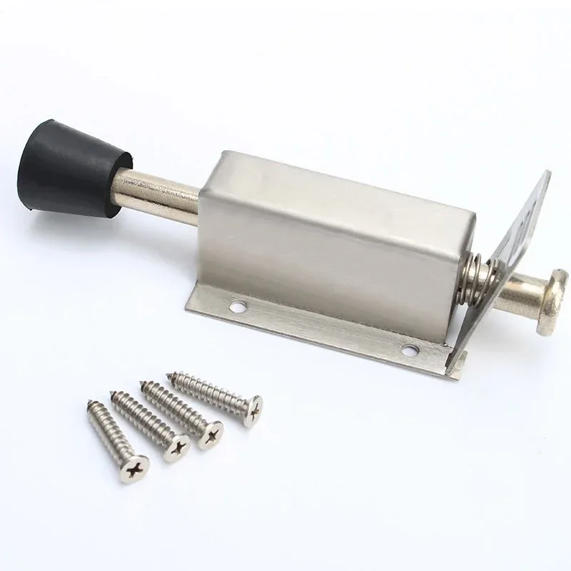 Stainless Steel Door Foot Stopper Holder Floor Stop er Gate Stay Fixed Catch Latch Door Stop Furniture Hardware