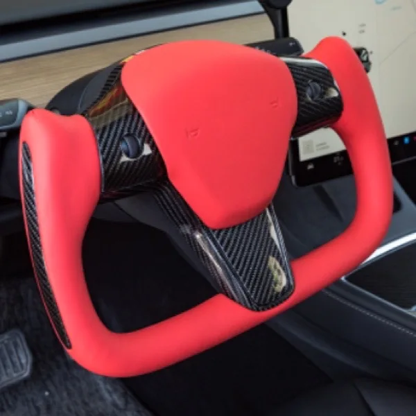 ホワイトモデルYジュニパー ヨークハンドル 350mm ヨークステアリング