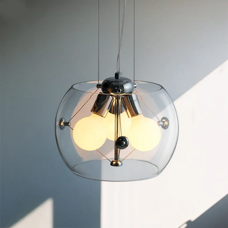 

Современный модный стеклянный подвесной светильник в скандинавском стиле, Светодиодная лампа E27 Belladora, освещение для ресторана, кухни, гостиной, столовой