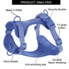 New Breathable Dog Harness Adjustable Chest Strap Outdoor Walk Leisure Harness for Small Dogs Medium Pet Accessories 5