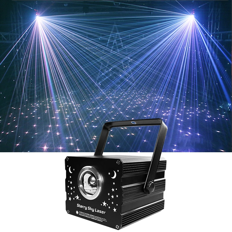 Good Effect Full Color  Sky Star Dj Lazer Beam Rotate Scanner Disco Laser Light Home entertainment Party KTV Show laser