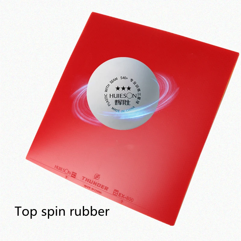 Huieson Table Tennis Training Rubber Sheet 2.2mm Thickness 39&deg; Hardness Sponge Sticky Ping Pong Rubber THUNDER table tennis rubber,table tennis sponge
