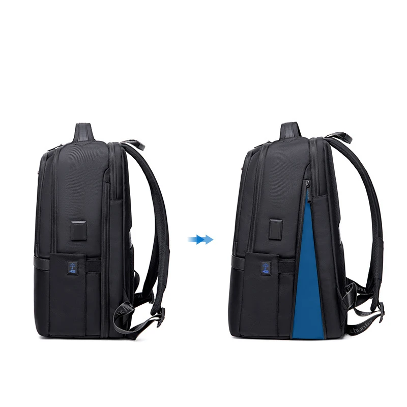ARCTIC HUNTER High-end Business Backpack Men Can Expand Large-Capacity Business Travel Computer Bag Waterproof Multi-functional 3