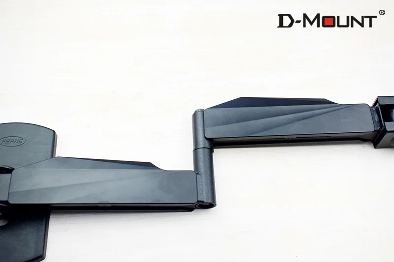 D-MOUNT LCD-500 풀 모션 10-27 평면 패널 LED LCD 디스플레이 TV 벽걸이형 VESA 100*100 75X75 10KG 모니터 홀더 지원