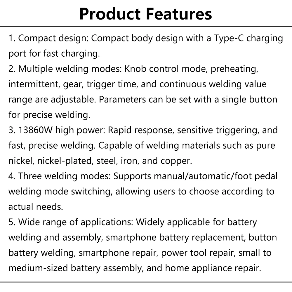 UK3 spot welder product details