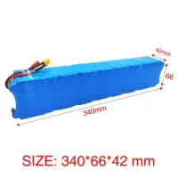 Batterie au lithium rechargeable 18650 pour trottinette électrique M365, pack 10S3P 36V 100A avec BMS intégré et chargeur anti-surchauffe 2