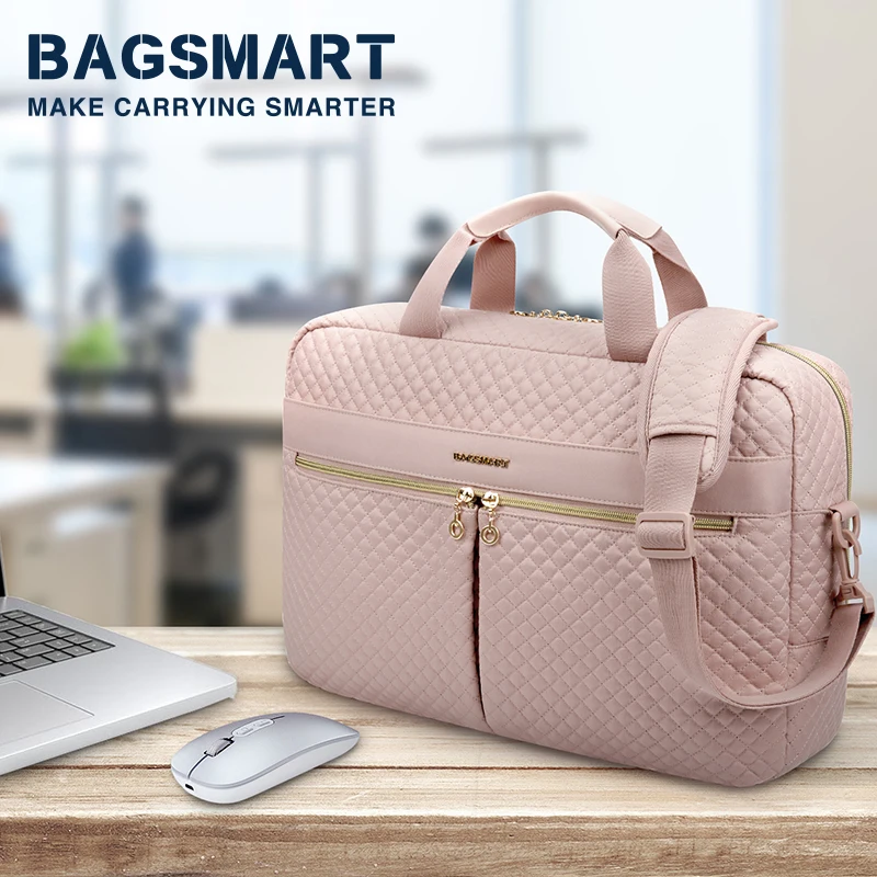  BAGSMART Laptop Bag for Women, 15.6 Inch Computer Bag