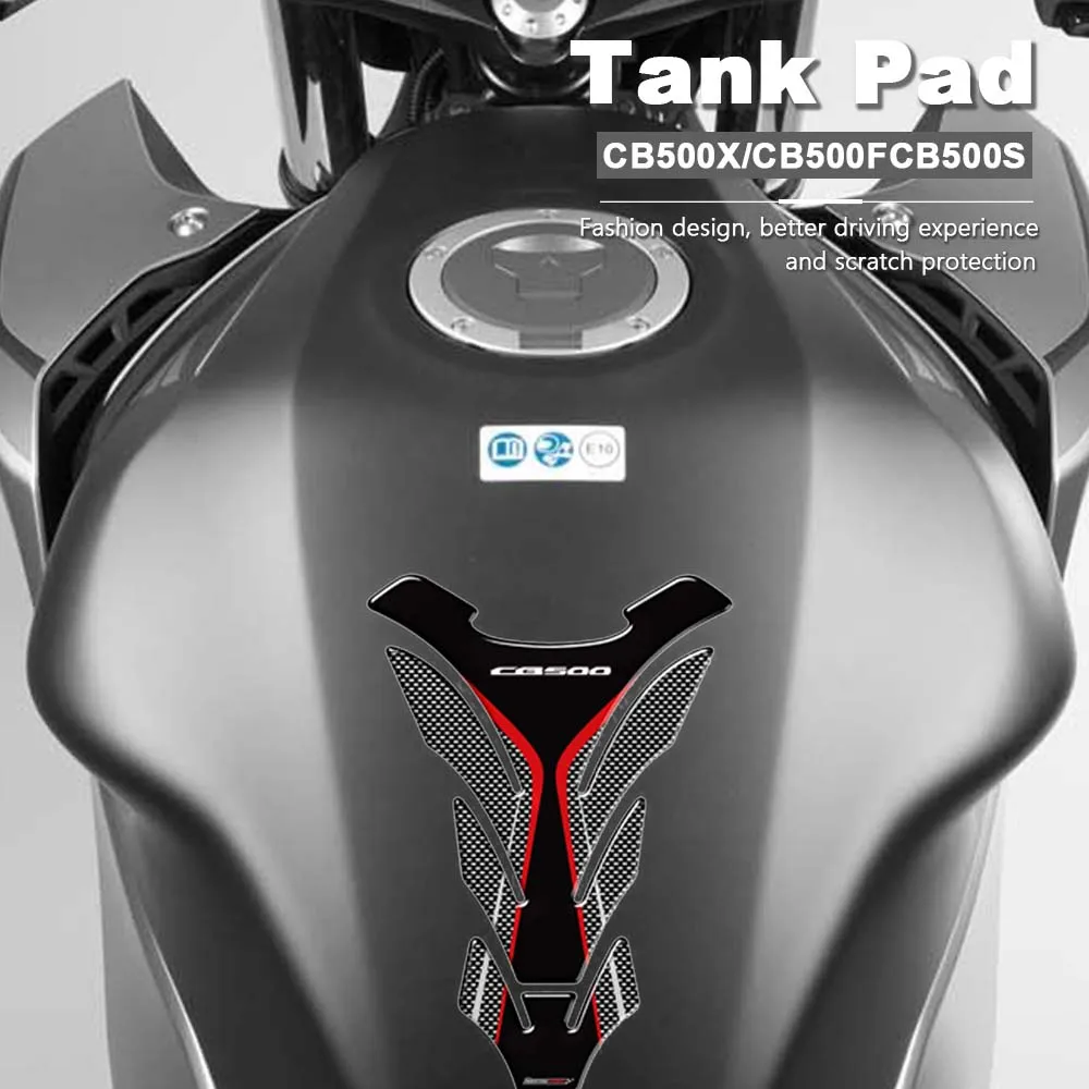 Tank Pad Epoxy Resin Motorcycle Sticker For Honda CB500 CB500S CB 500X 500F 2000-2018 2019 2020 CB500F 2021 CB500X 2022 Stickers for yamaha ttr125e ttr125le 2003 2010 2011 2022 ttr125l ttr125 2000 2008 motion heavy duty front fork