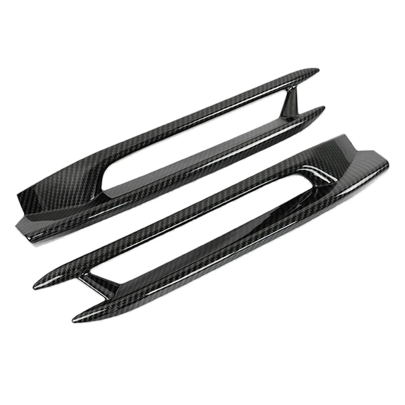 

for 2018-2020 Honda Accord 2Pcs Carbon Fiber Front Bumper Fog Light Lamp Cover Trim Car Decoration