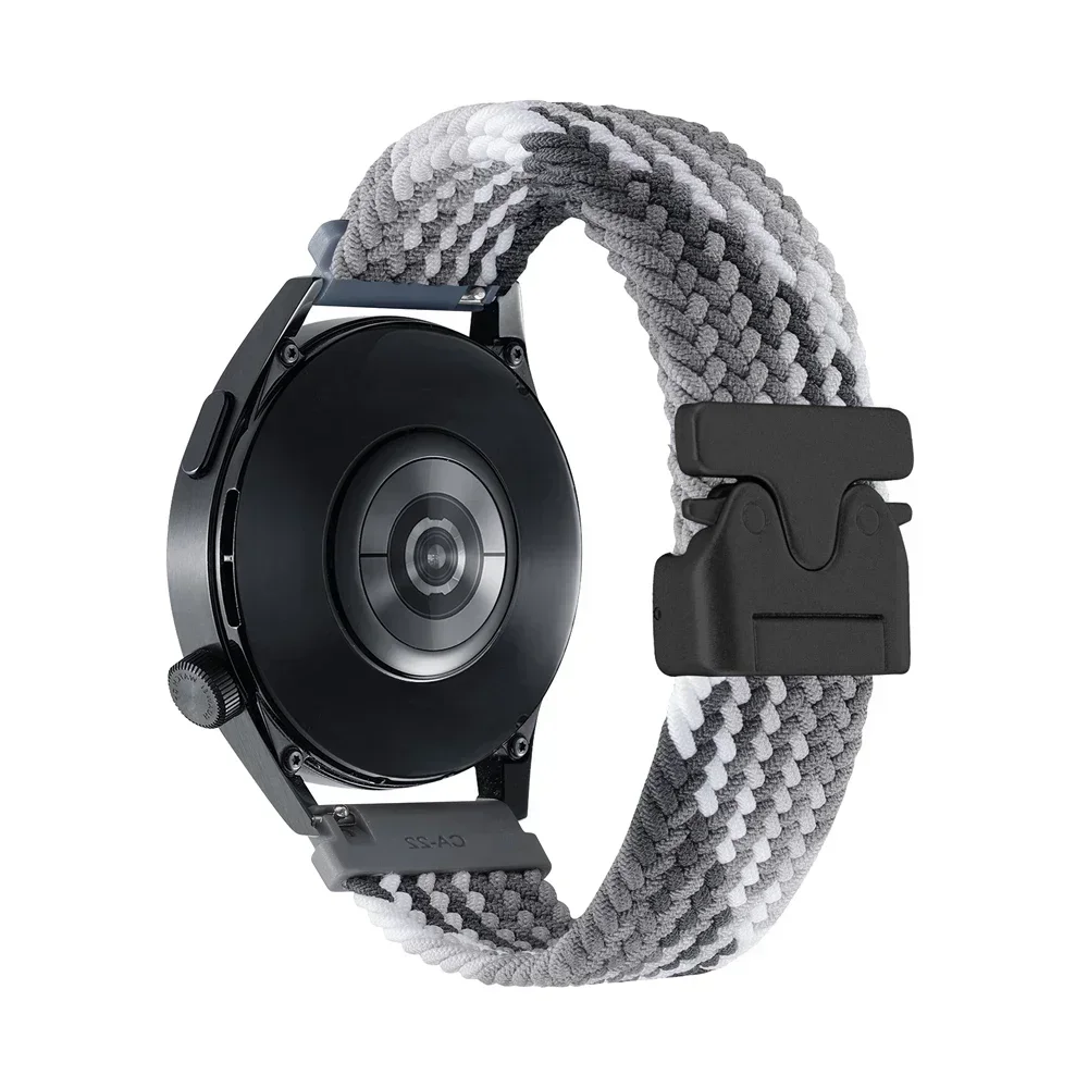 Nylon Braided Magnetic Buckle Sports Watch Strap Replacement