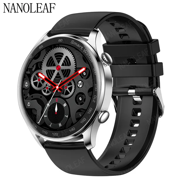 Smart Watch Touch Screen Music Play Custom Dial Health Sleep Monitor Wristwatches Men Women Compatible with Bluetooth Calling 