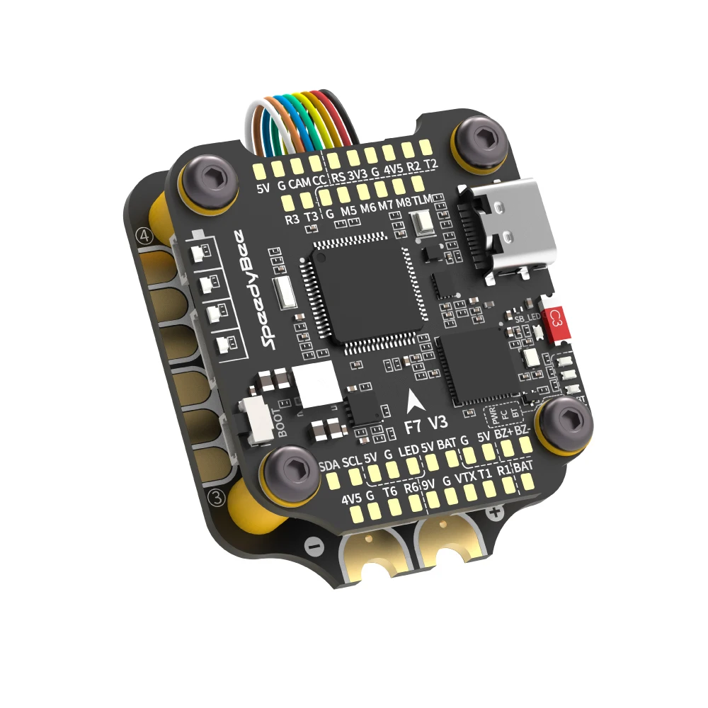 Стек SpeedyBee F7 V3 BL32 50A 30x30, совместимый с беспроводными прошивками iNAV, BF и Emuflight thumbnail 3