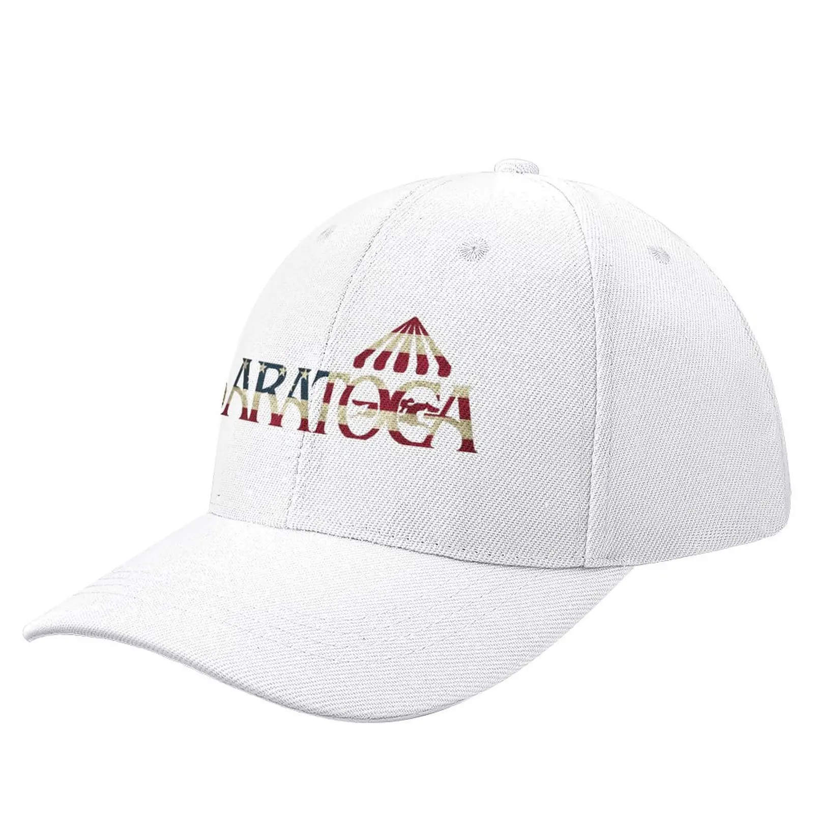 

Saratoga Springs Race Track American Flag Baseball Cap Custom Cap Military Cap Man Luxury Hat Men's Caps Women's