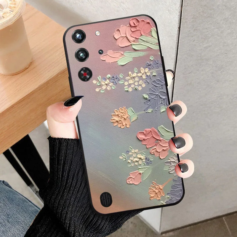 Luxury Shockproof Silicone Case for Red Magic 10 Pro - Fashionable Soft TPU Shell Cover
