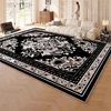 Carpet for Living Room Light Luxury Large Area Fluffy Plush Bedroom Bedside Rug Retro Floral Soft Cloakroom Mat Alfombra 거실 카펫 2