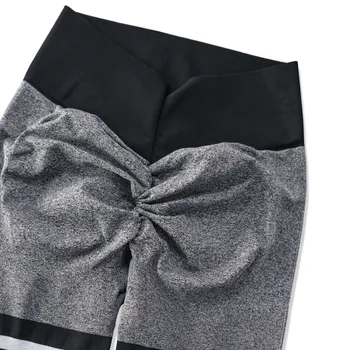 Women Pants Striped Outdoor Sports Leggings High Waisted Hip Lifting Yoga Clothing Quick Dry Running Exercise Fitness Pantyhose 4