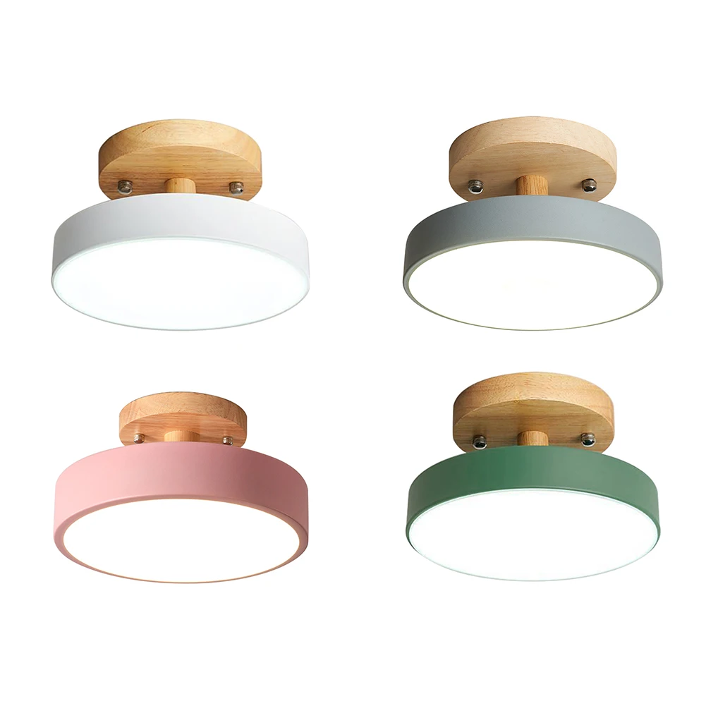 LED Ceiling Lamp Energy Saving Flush Mount Ceiling Light Brightness Protect Eyes Easy Installation Dimmable for Bedroom Bathroom