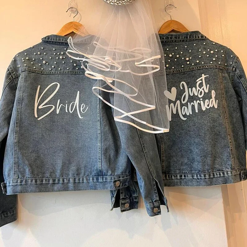 Just Married Chaquetas Vaqueras Para Novias Chaqueta Vaquera