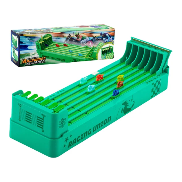 Tabletop Games Set Electronic Horse Race Board Game Battery Powered Horse Racing Machine Set Interactive Family Party Toy 1