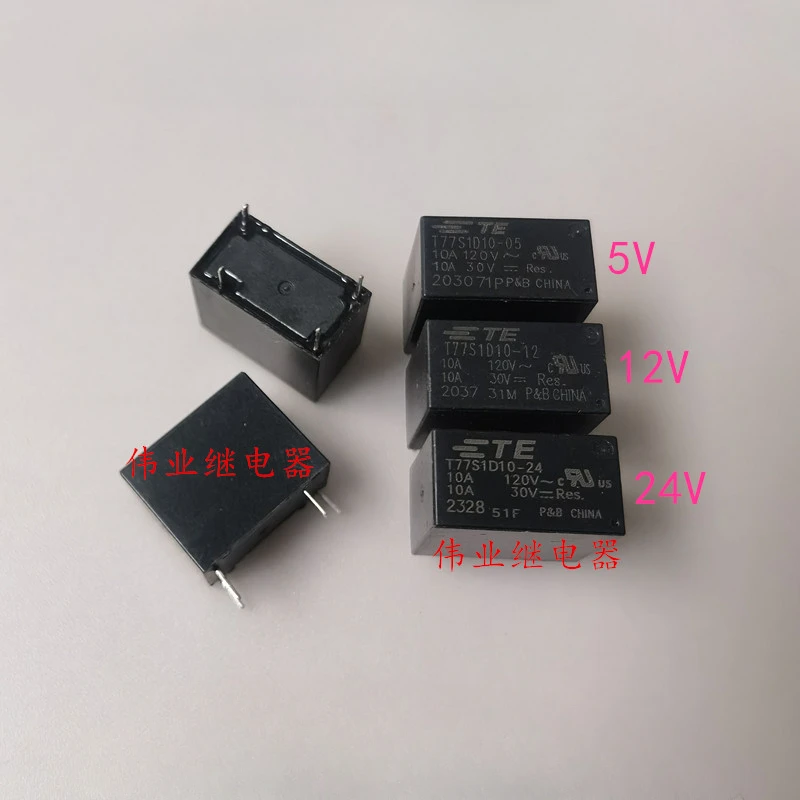 

（Brand-new）1pcs/lot 100% original genuine relay:T77S1D10-05 12 24 5V 12V 24V 4pins 10A