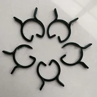 100PCS Garden Plant Clamps for Climbing Vine Support Clip Tomato Vegetable Flower Stem Holding Lever Loop Fixer 2 Sizes Reusable 1