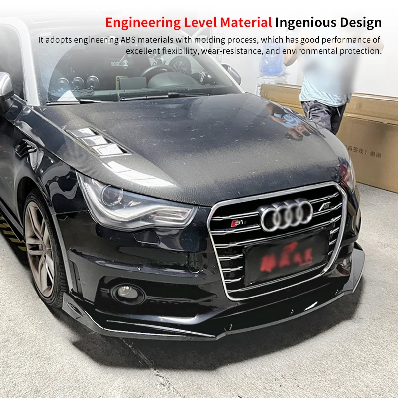 Cup Front spoiler for Audi A1 8X Sportback Bj. 2010-2014 | IN-390031SL