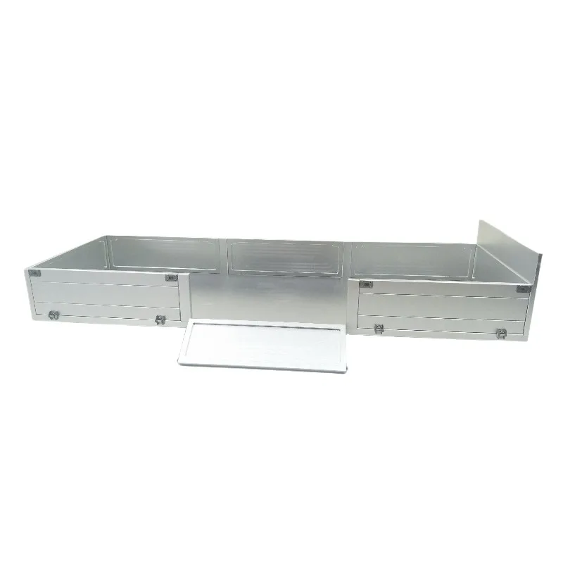 Metal Aluminum Alloy Cargo Box Body Bucket For 1/14 Tamiya RC Truck Car SCANIA 56360 Volvo FH16 MAN TGX ACTROS AROCS Accessories 3