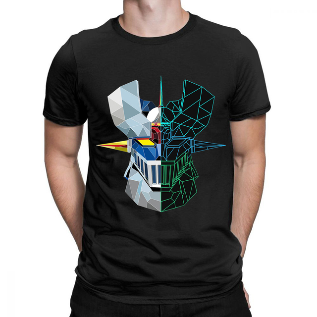 mazinger z t-shirts Men t shirt Harajuku fashion Printed Top Tshirt Unisex T-shirt Fashion Streetwear