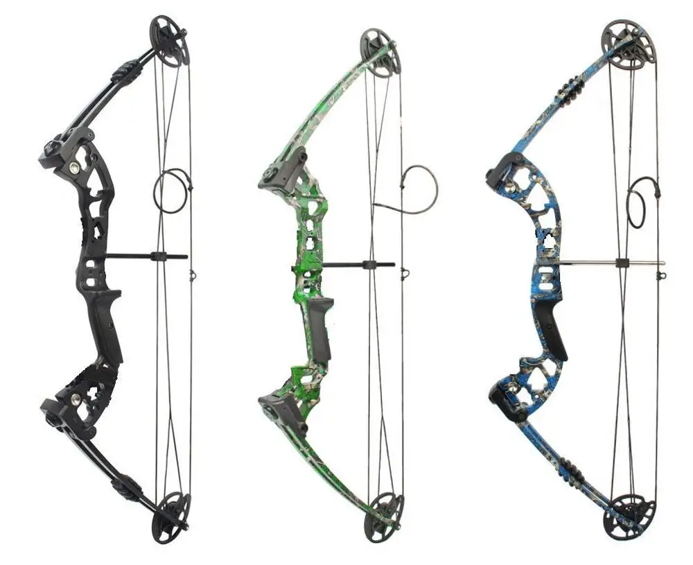 

Hunting Fishing Competition Compound Bow Set for shooting 30-55lbs Aluminum Riser Laminated Limbs