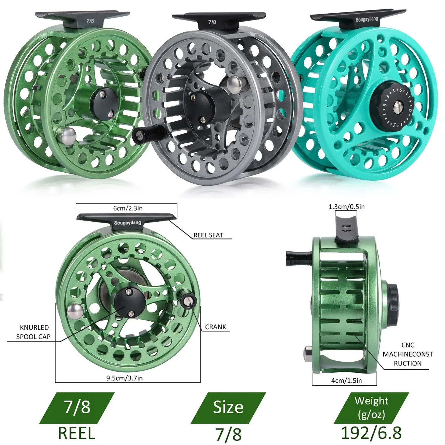 Aluminium Fly Fishing Reel 3
