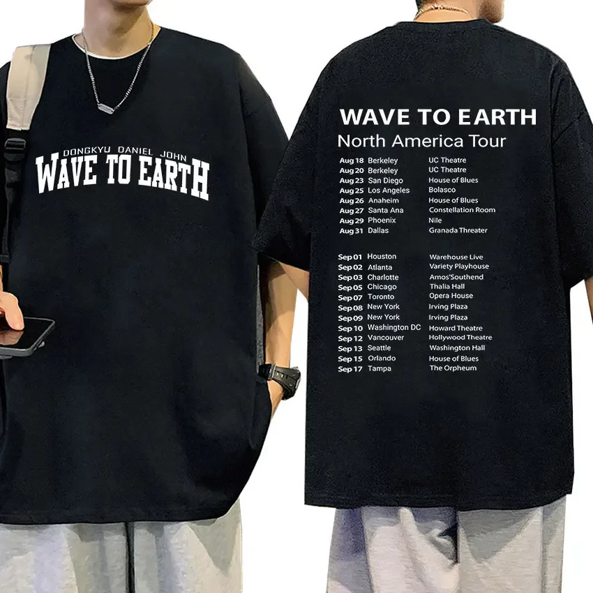 wave to earth 2024 0.03 World tour Tシャツ Wave to Earth Merch 0.03 World Tour T-shirt t shirt Men