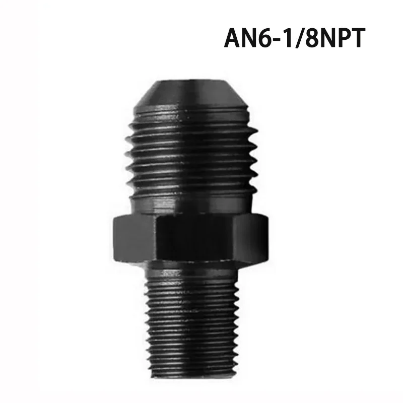 AN4 AN6 AN8 AN10 AN12 To 1/8 1/4 3/8 1/2 3/4 NPT Oil-cooled Universal Straight Fuel Hose Adapter Pipe Thread Fitting fuel hose adapter