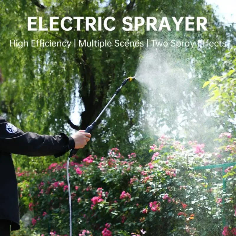 

Garden Watering Spray Gun USB Automatic Electric Sprayer Nozzle Sprinkler Garden Plant Mister Watering Spray Irrigation Tool