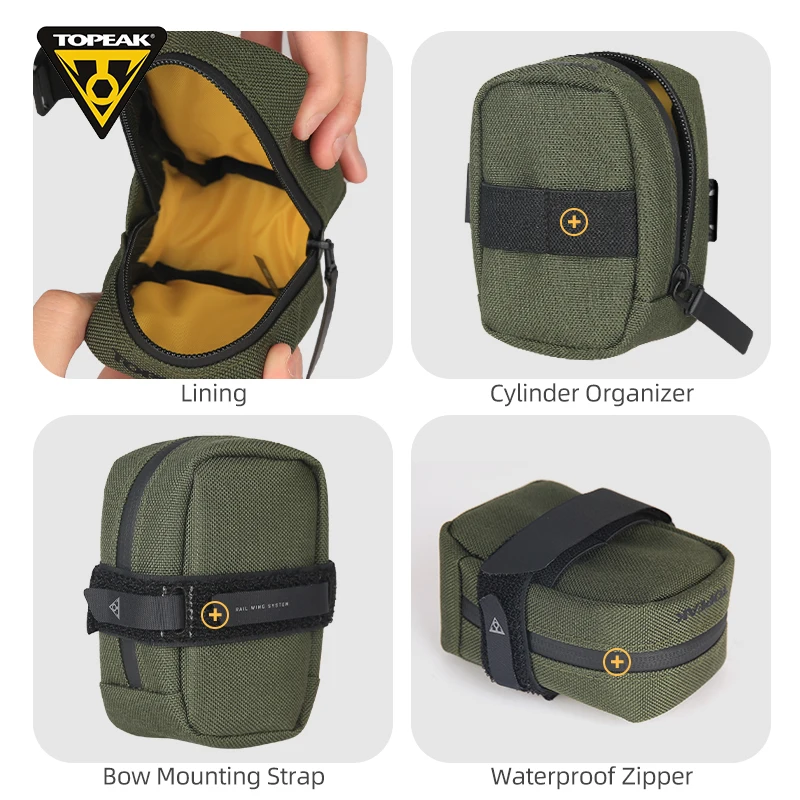 Topeak 超コンパクトサイクリングシートバッグ 0.2/0.3/0.5L