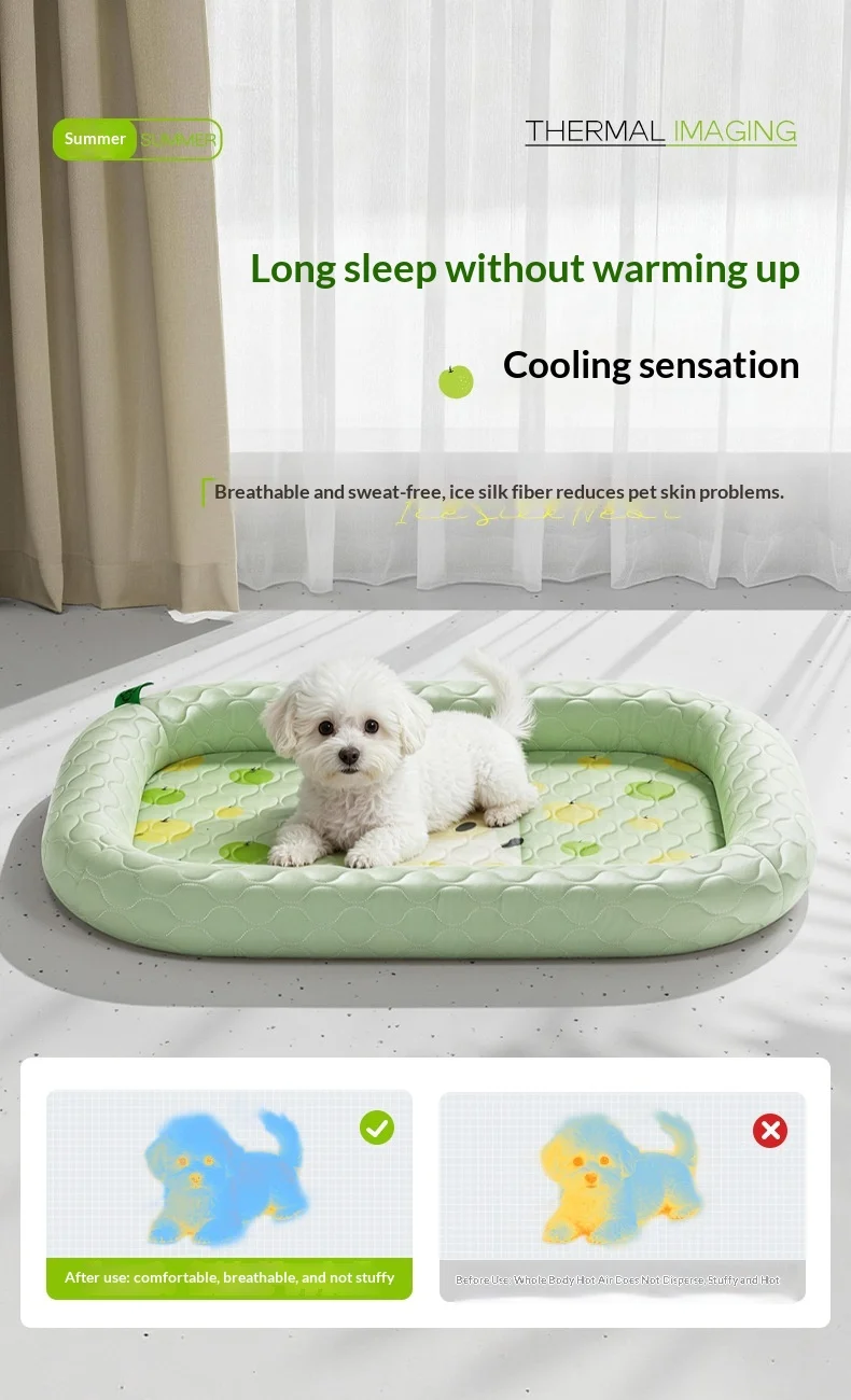 Cooling Pet Mat For Dogs And Cats Breathable Self Cooling Pad_voghion.com