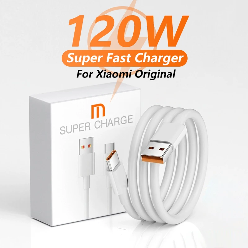 For Xiaomi Original 120W 10A USB Fast Charger Cable Xiaomi mi 14 13 12 11 Redmi Note 10 9 8 7 6 USB to Type C Cable Accessories