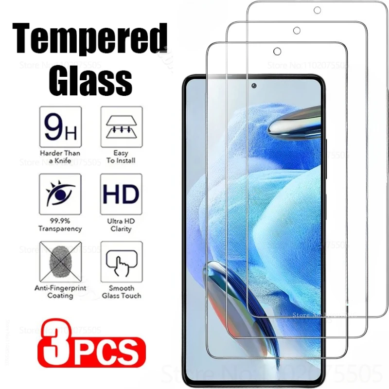 3Pcs Gehärtetem Glas Für Xiaomi Redmi Hinweis 13 12 11 Pro Plus 13R 12S 11S 10S 9S 8T Screen Protector Für Redmi 13C 12C 12 10 9 8