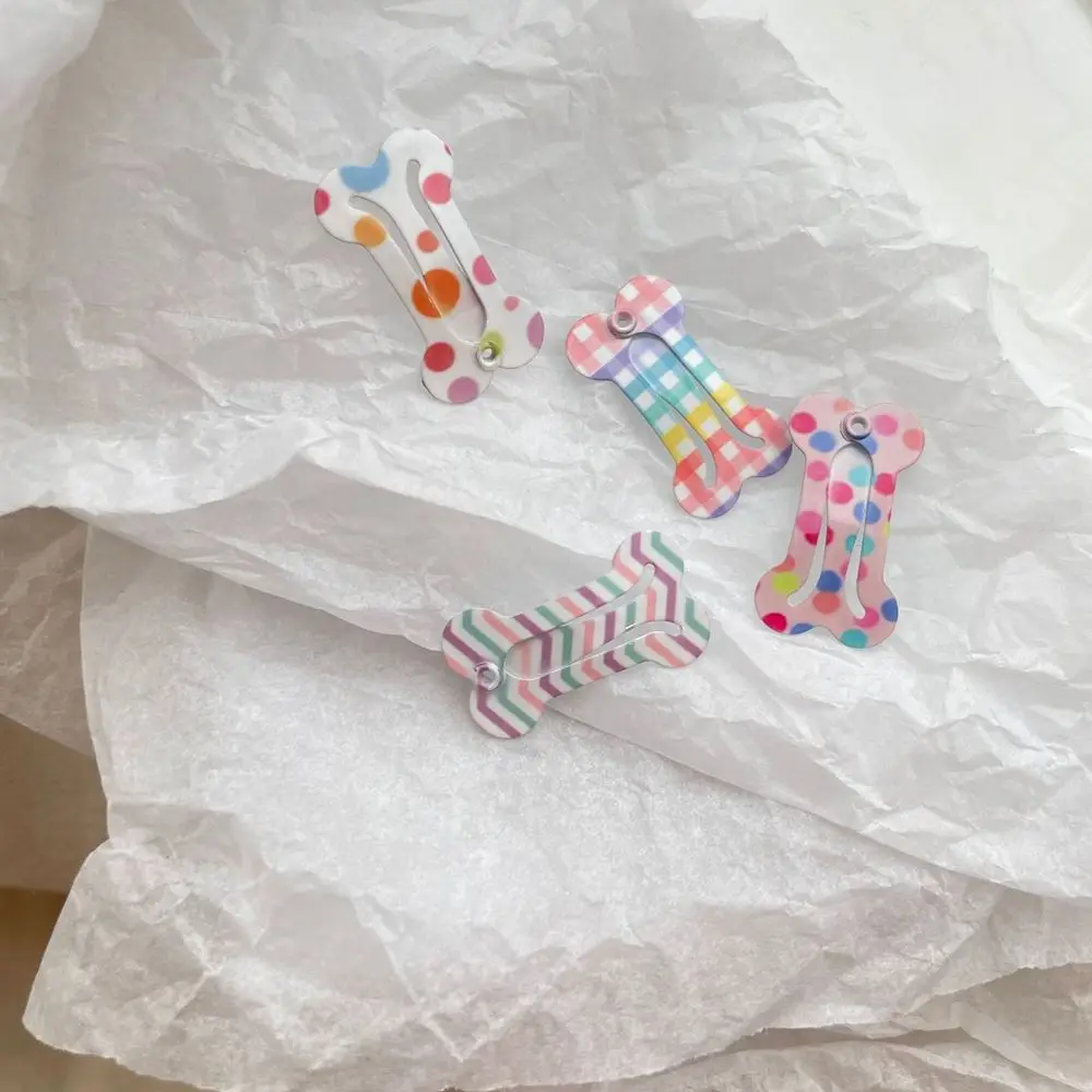 5 pcs/set Bone Shape Pet Hair Accessories for Small Dogs Cute Pet Hairpin Dog Hair Clip Cat Grooming Supplies Snap Hair Clips 3