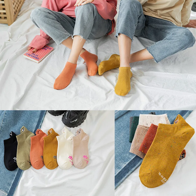 2022 cotton high-end women's boat socks animal embroidery slippers socks 6 colors cat funny ankle socks casual invisible socks 2022 cotton high-end women's boat socks animal embroidery slippers socks 6 colors cat funny ankle socks casual invisible socks