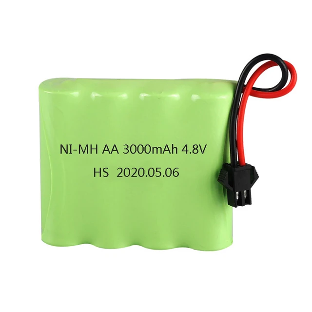 12V 3000mAh NI-MH akku Tamiya Stecker mit USB ladegerät set 10x AA Ni-Mh  Akku für RC elektrische spielzeug RC autos lkw boote - AliExpress