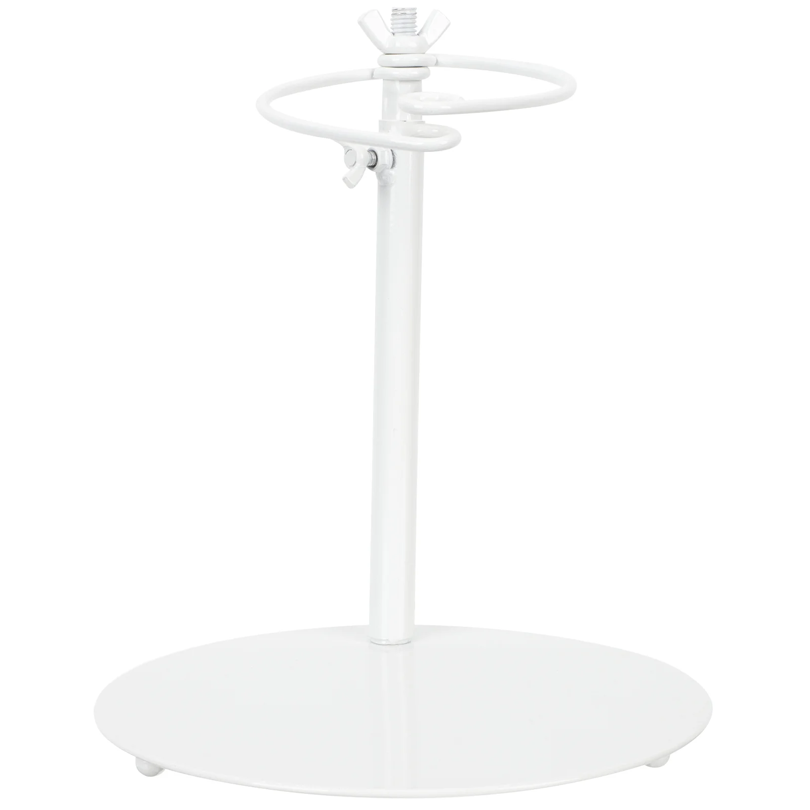 

Desktop Bouquet Holder for Artificial Flowers Display Shelves Floral Stand Bracket Fixator White Iron Store Supplies